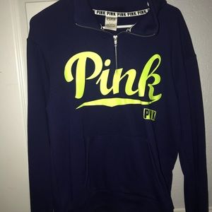 Victoria’s Secret PINK Half zip sweatshirt